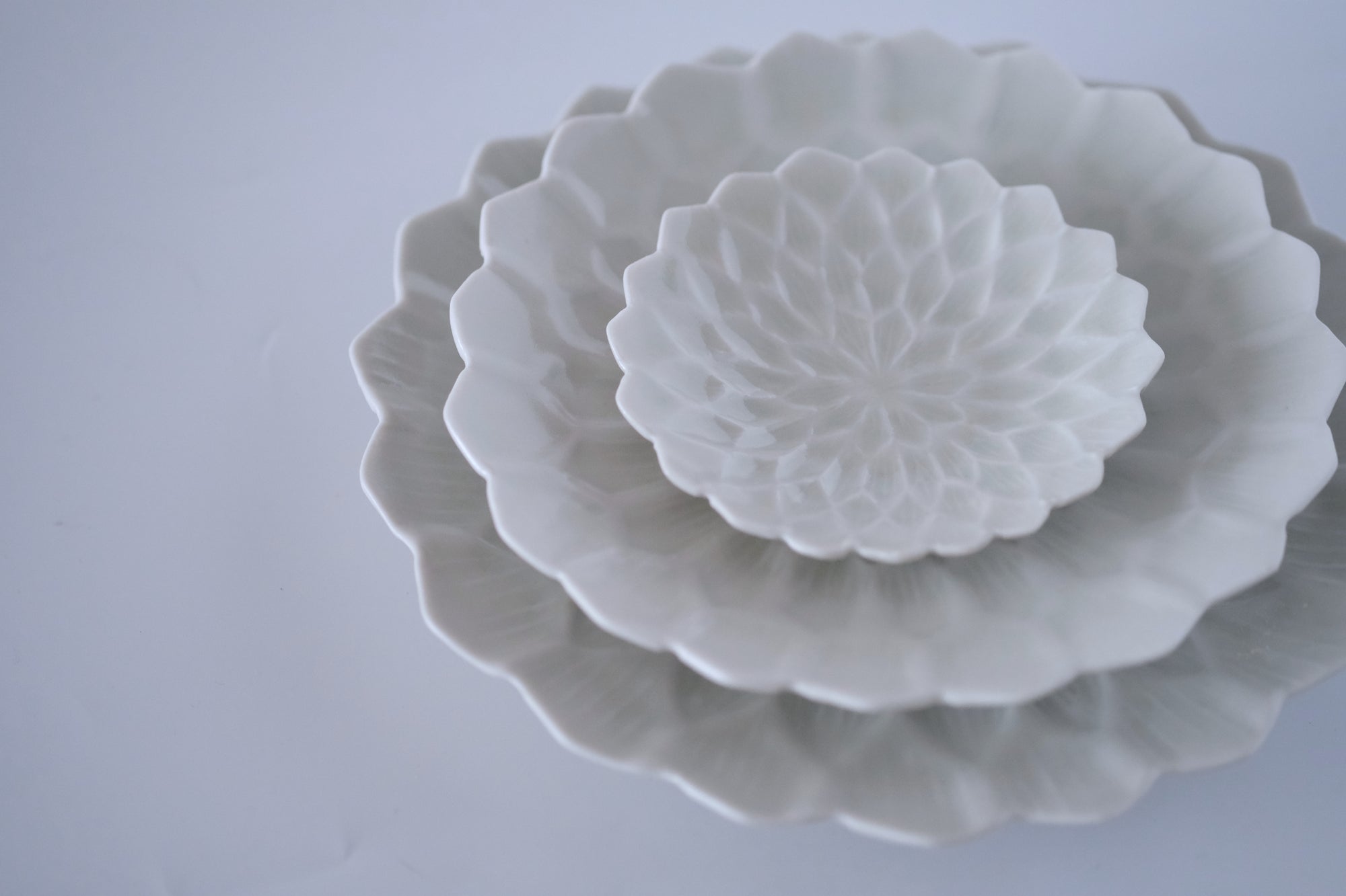 ブロンズ釉ダリア五寸皿