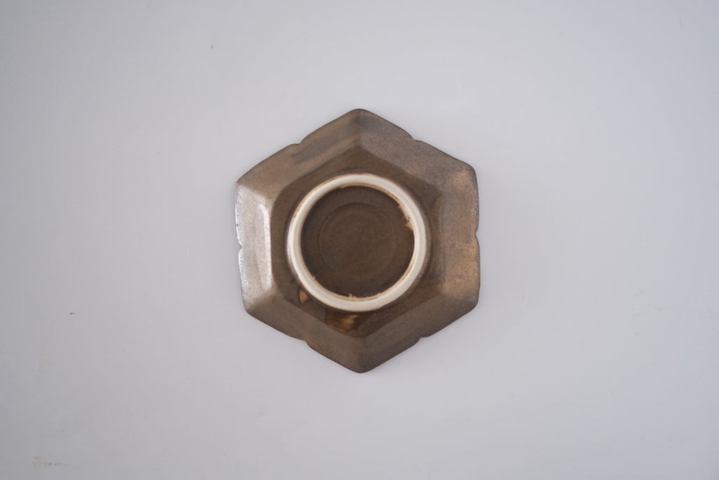 ブロンズ秞花七宝四寸皿