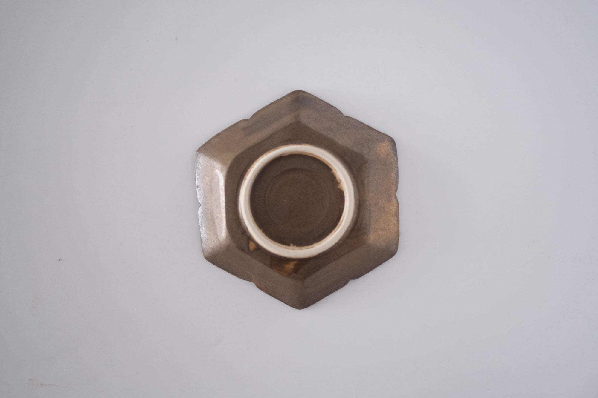 ブロンズ秞花七宝四寸皿