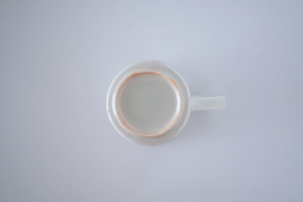 灰青秞花七宝マグカップ