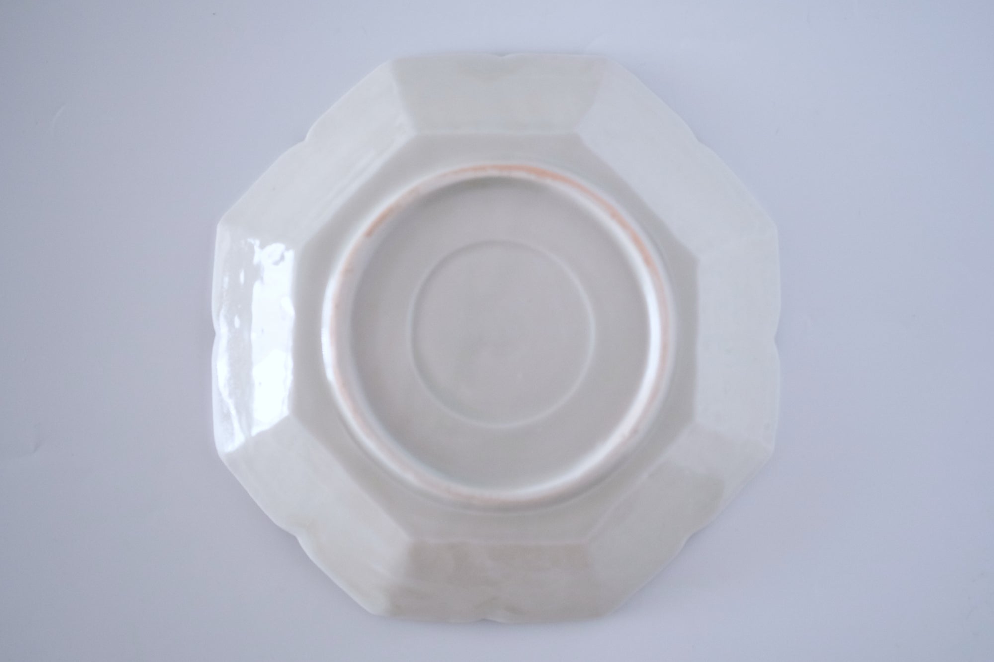 灰青秞花七宝七寸皿