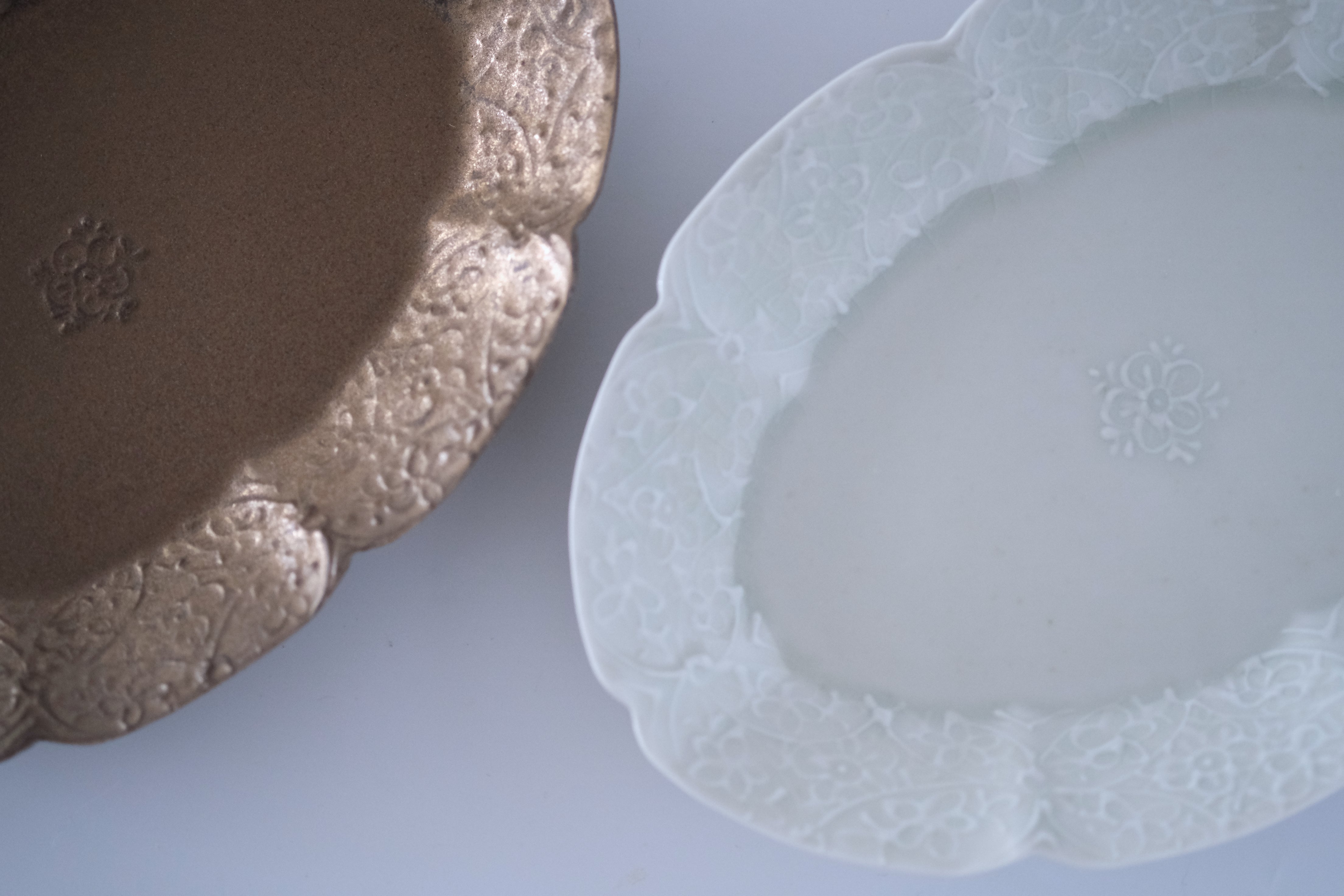 ブロンズ秞花七宝オーバル皿（L） – JIUCASCA ONLINE STORE