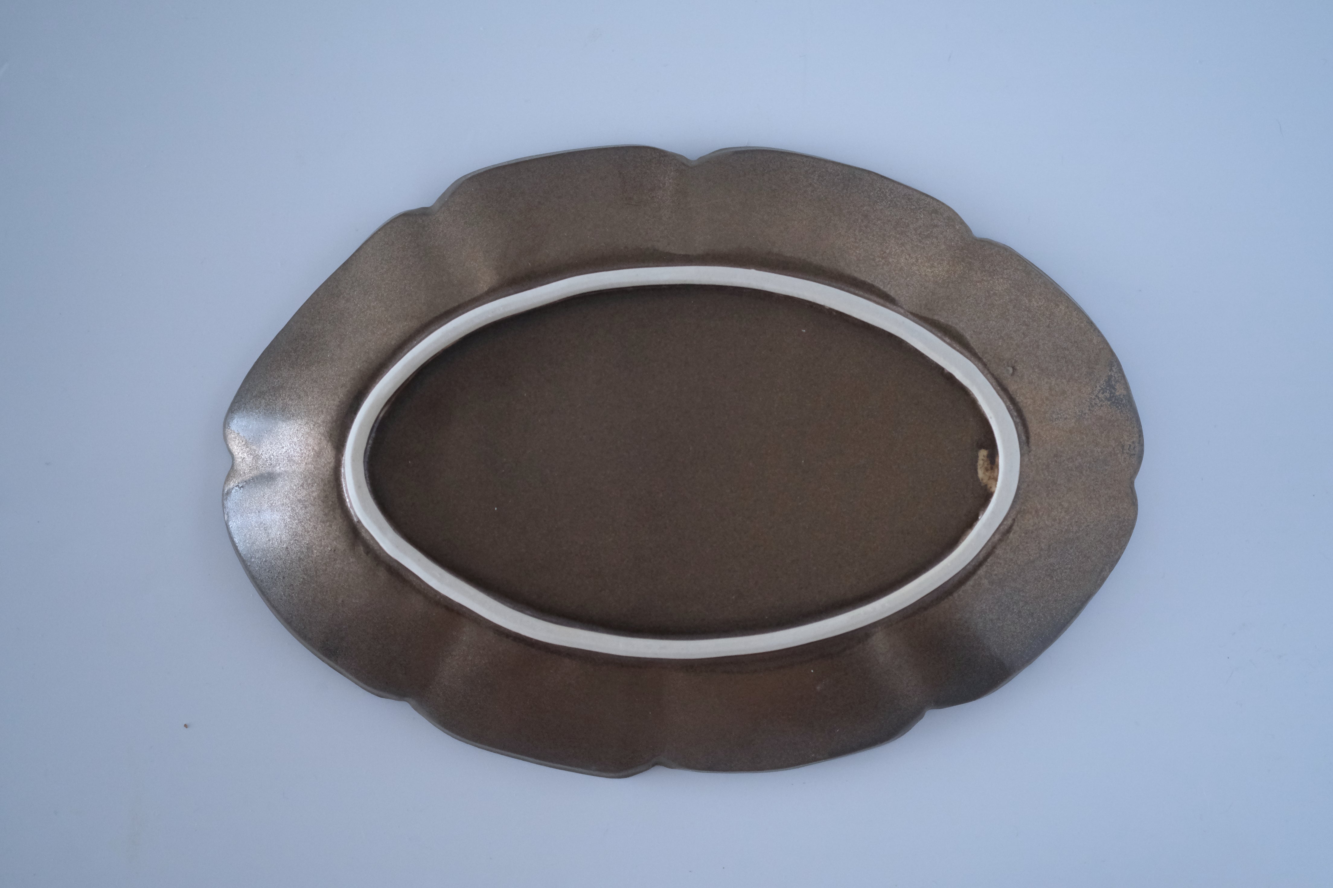 ブロンズ秞花七宝オーバル皿（L） – JIUCASCA ONLINE STORE