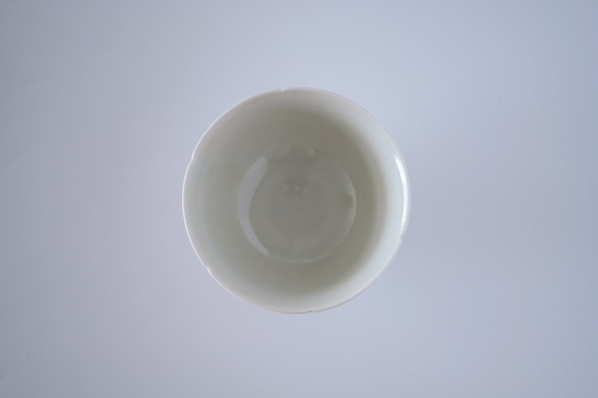 灰青秞花七宝碗