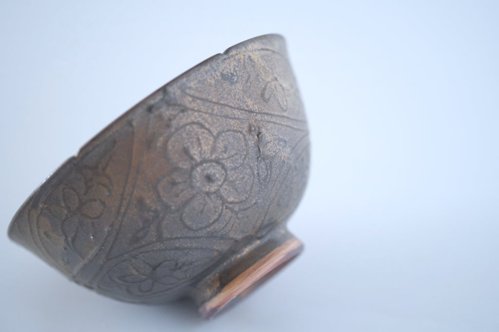 ブロンズ秞花七宝碗