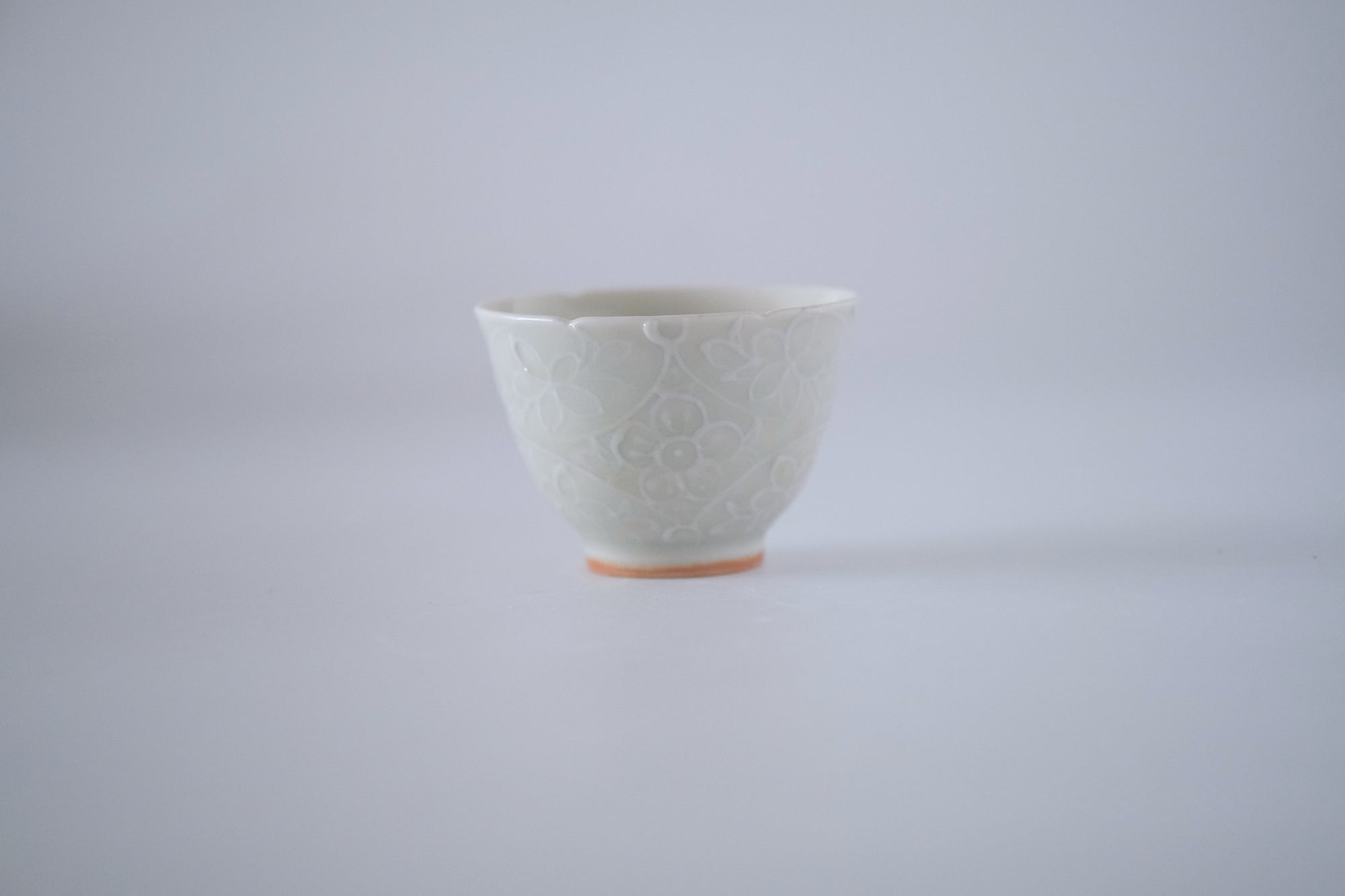 灰青秞花七宝杯