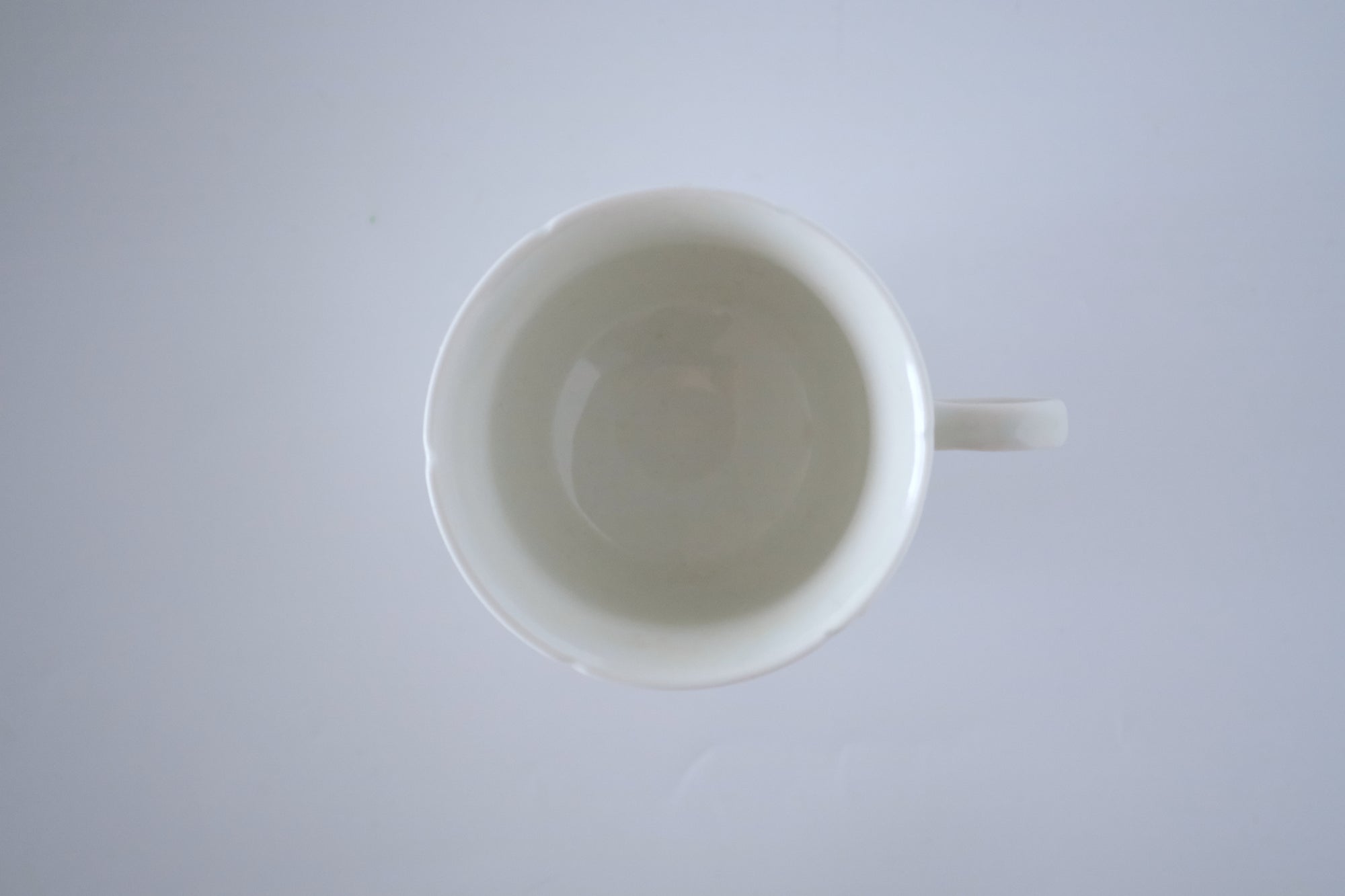 灰青秞花七宝コーヒーカップ