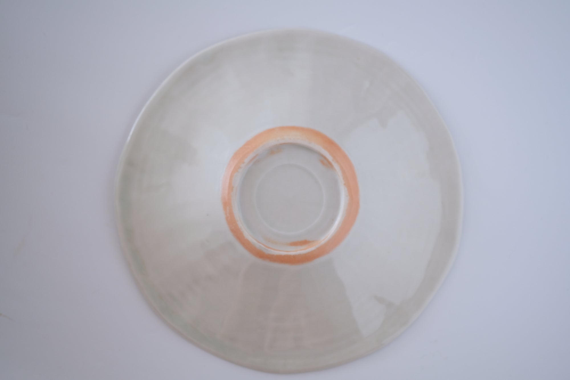 灰青釉蓮の葉八寸皿